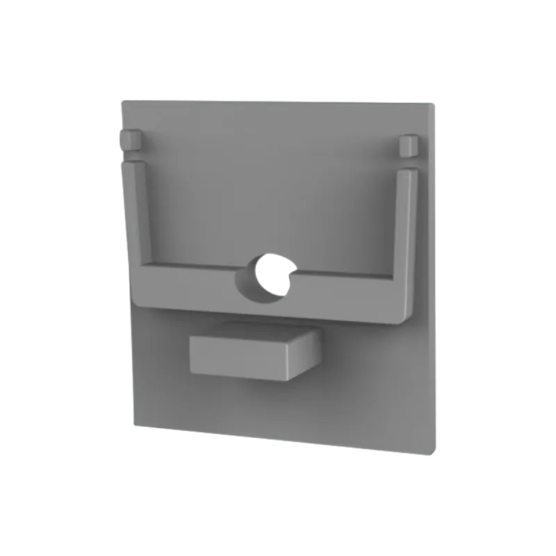 Endkappe für LED Alu Aufbauprofil Exo-N4_24 + Cover PC51 _24