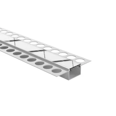 LED Unterputz-Mittelprofil 2m EXO-T7_16 (16 mm) – Flächenbündiges Unterputzprofil für LED-Strips