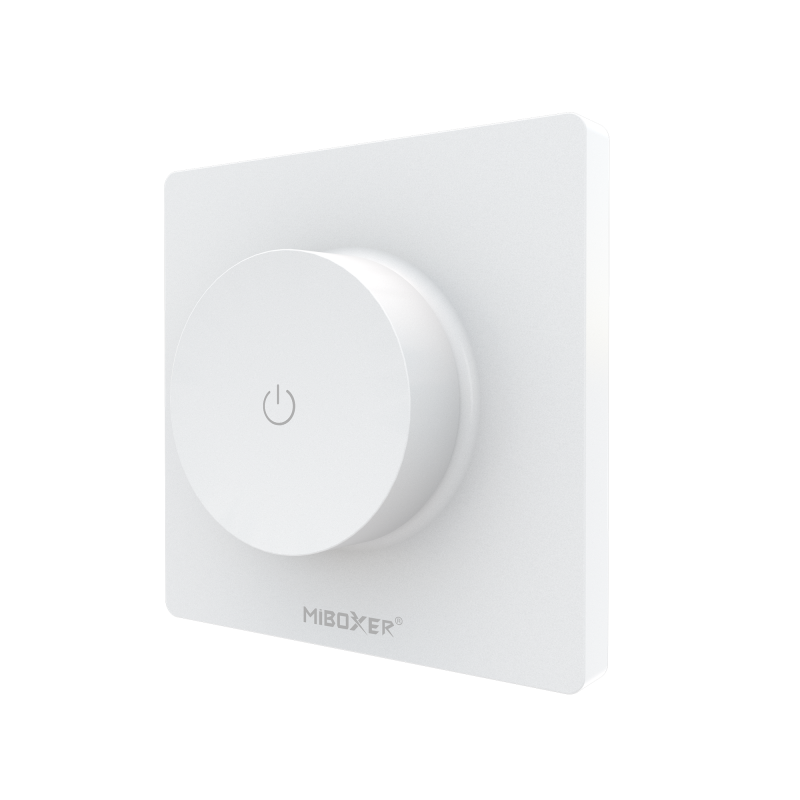 MiBoxer TRI K LED Wandcontroller 2 4GHz Dimmer mit Drehregler für LED Beleuchtung