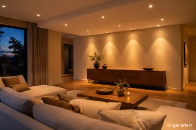 led-einbauleuchten-wohnzimmer-decke-warmweiss