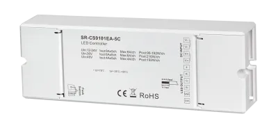 Casambi LED Controller Bluetooth 5 Kanal Casambi Bluetooth LED Controller 5 Kanal 12-48V RGBCCT perspektivische Ansicht