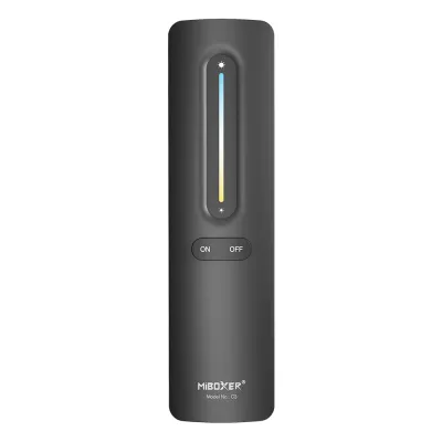 Mi-C3 CCT LED Remote – Funkfernbedienung mit Touch & Magnethalterung MiBoxer C3 Funkfernbedienung für CCT LED Streifen mit Touch-Control, 2.4 GHz, Helligkeit & Farbtemperatursteuerung, magnetische Halterung.