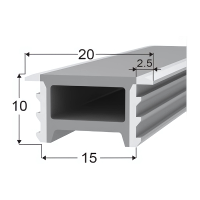 LED Neon Tube 15×10 mm – Silikonhülle zum Einbauen für LED-Streifen LED Neon Tube 15×10 mm – Silikonhülle zum Einbauen für LED-Streifen