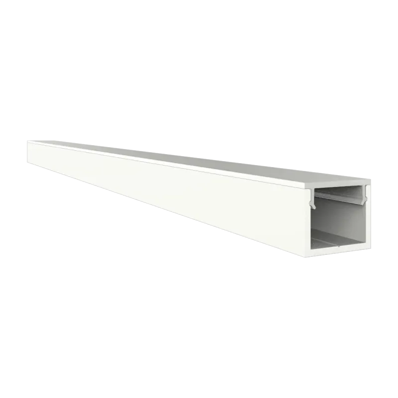 PC43-10 FLAT Abdeckung 2 m – für LED Profil Exo-A0/F0 | klar, opal, schwarz