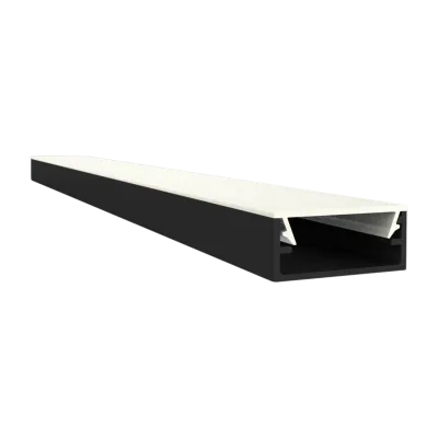 Ultraflaches LED Alu Aufbauprofil 2m EXO-N1_16 (16 mm) –| Schmales Aluminiumprofil für LED-Strips