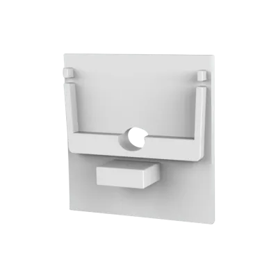 Endkappe für LED Alu Aufbauprofil Exo-N4_24 + Cover PC51 _24