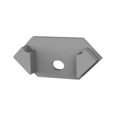 Endkappe für LED Alu Fliesenprofil Exo-F2_15 + Cover PC45 _16 Endkappe für LED Alu Fliesenprofil Exo-F2_15 + Cover PC45 _16