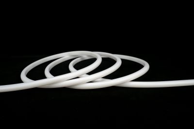 LED Neon Tube 13x13mm unbeleuchtet als flexible 5m Rolle, Silikon Schlauch 24V IP67