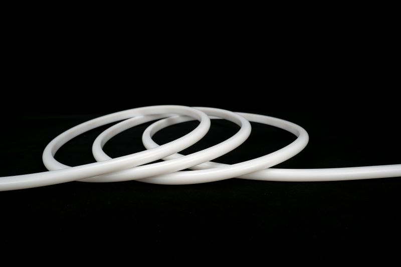 LED Neon Tube 13x13mm unbeleuchtet als flexible 5m Rolle, Silikon Schlauch 24V IP67