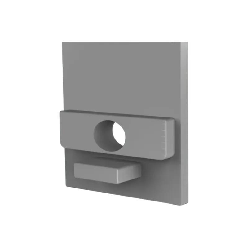 Endkappe für LED Alu Aufbauprofil Exo-N2_16 + Cover PC45 _16