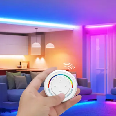MiBoxer S2W+ RGB+CCT Wand-Funkfernbedienung – 5 Kanal, 4-Zonen 2,4 GHz Touchpanel MiBoxer S2W+ RGB+CCT Wand-Funkfernbedienung – 5 Kanal, 4-Zonen 2,4 GHz Touchpanel