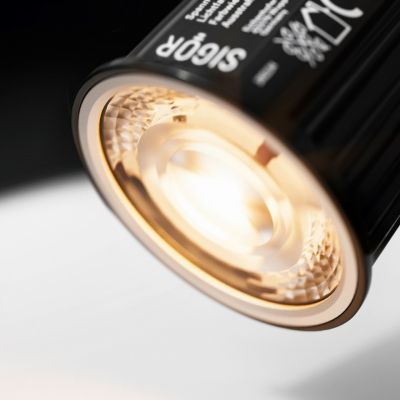 Sigor Argent Einbaumodul 5,5 W leuchtend in Warmweiß 2700 K – homogenes Lichtbild mit 36° Abstrahlwinkel