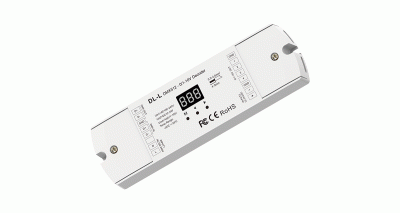 DMX 0 10V Decoder LED Controller DL L DMX 0 10V Decoder LED Controller DL L zur Steuerung von LED Beleuchtung über DMX Signal