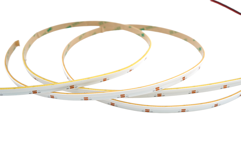 Side View COB LED Streifen 10 mm 480 LEDs m 24 V kaltweiß 6000K mit homogener seitlicher Abstrahlung