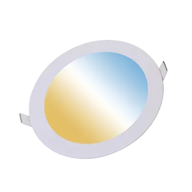LED Panel rund 12W 24V DC, Farbtemperatur einstellbar 2000-6000K, CRI 90, ultraflach, D170 mm