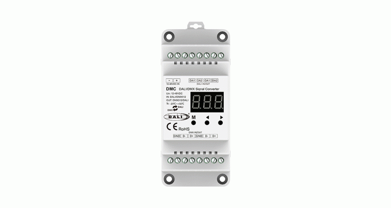 DALI DMX Signal Converter DMC zur Umwandlung von DALI auf DMX für LED Steuerung