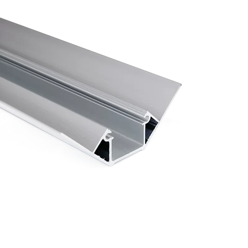 LED Trockenbau-Eckprofil Innen 2m EXO-T5_16 (16 mm) – Flächenbündiges Innen­eckprofil für LED-Strips
