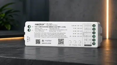 Matter LED Controller im Smart Home zur Steuerung von LED Streifen und Beleuchtung