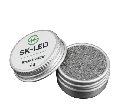 SK-LED Lötspitzen Reaktivator 6 g in der Aludose SK-LED Lötspitzen Reaktivator 6 g in wiederverschließbarer Aludose, Reinigungs- und Verzinnungsgranulat für oxidierte Lötspitzen