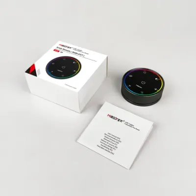 Miboxer K6 – RGB+CCT Drehregler-Fernbedienung, 2,4 GHz LED Steuerung, 9 Lichteffekte & Szenen-Speicher