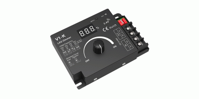 V1-K LED Streifen Regler 20A Hochleistung 12-48V PWM Steuerung für Beleuchtung V1-K LED Streifen Regler 20A Hochleistung 12-48V PWM Steuerung für LED Beleuchtung einfarbig