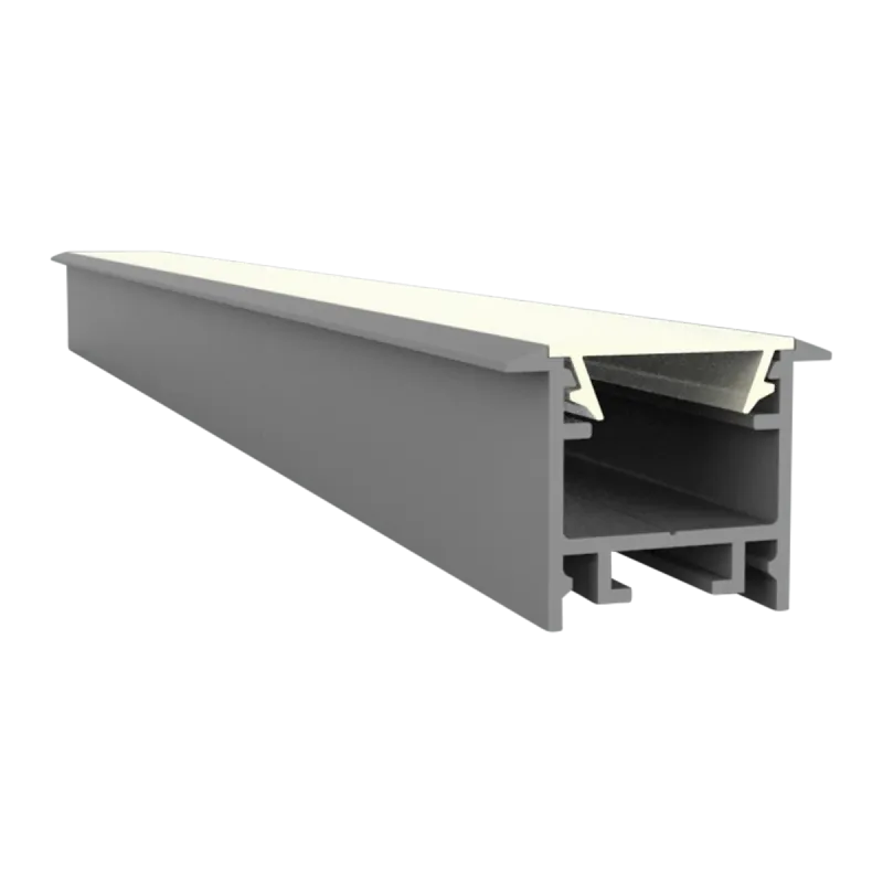 PC41-13 FLAT Abdeckung 2 m – für LED Profil Exo-A1/A1F/A2/A2F | klar, opal, schwarz