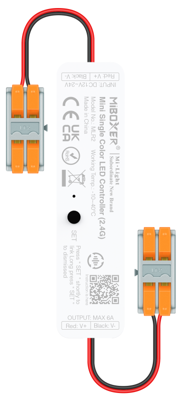 MiBoxer MLR2 Mini Single Color LED Controller 2,4 GHz Funk Dimmer für LED Streifen