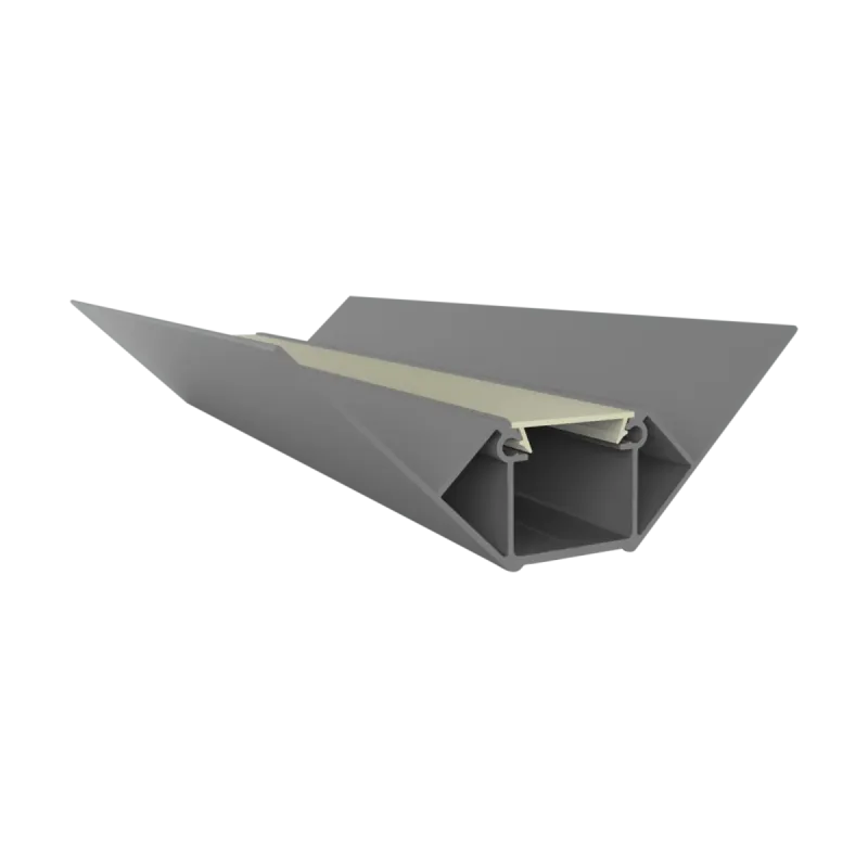 PC45-16 FLAT Abdeckung 2 m – für LED Profil Exo-F1/F1H/F2/N1/N2/T3/T3H/T5/V2 | klar, opal, schwarz