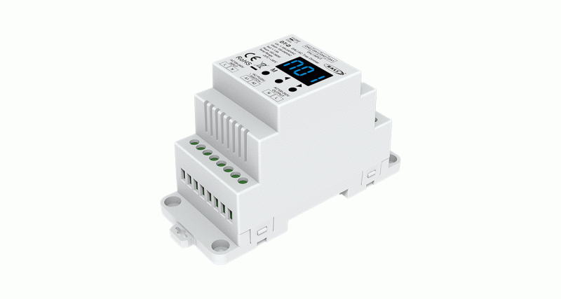 DT-D DALI LED Dimmer Controller für Hutschiene 230V AC LED Steuerung DALI Dimmer Modul mit Display