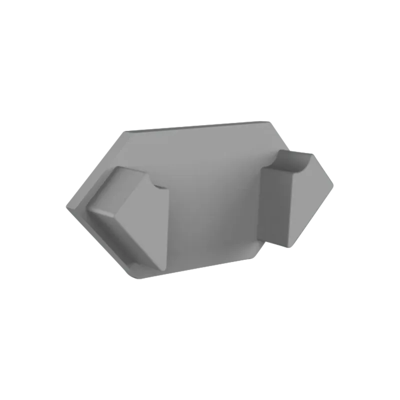 Endkappe für LED Alu Fliesenprofil Exo-F2_15 + Cover PC45 _16