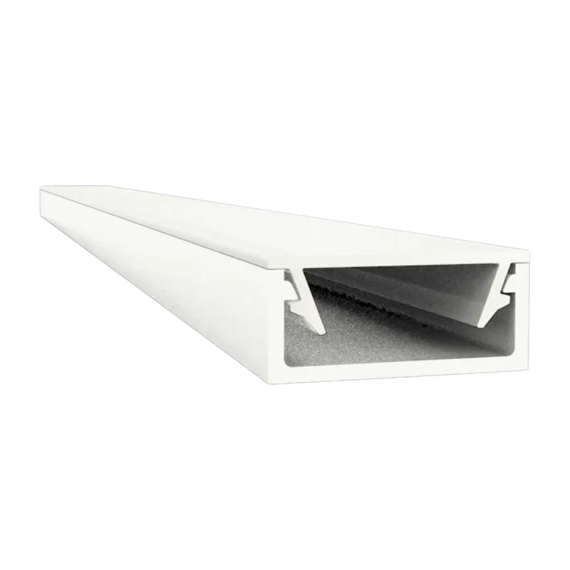 Flaches LED Alu Aufbauprofil 2m Exo-A1-13 (13mm) –| Flaches Aluminiumprofil für LED-Strips