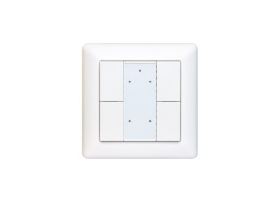 SR-KNX-9551K4 KNX Wandschalter Taster 4-fach LED Statusanzeige, busversorgt, ETS-konfigurierbar