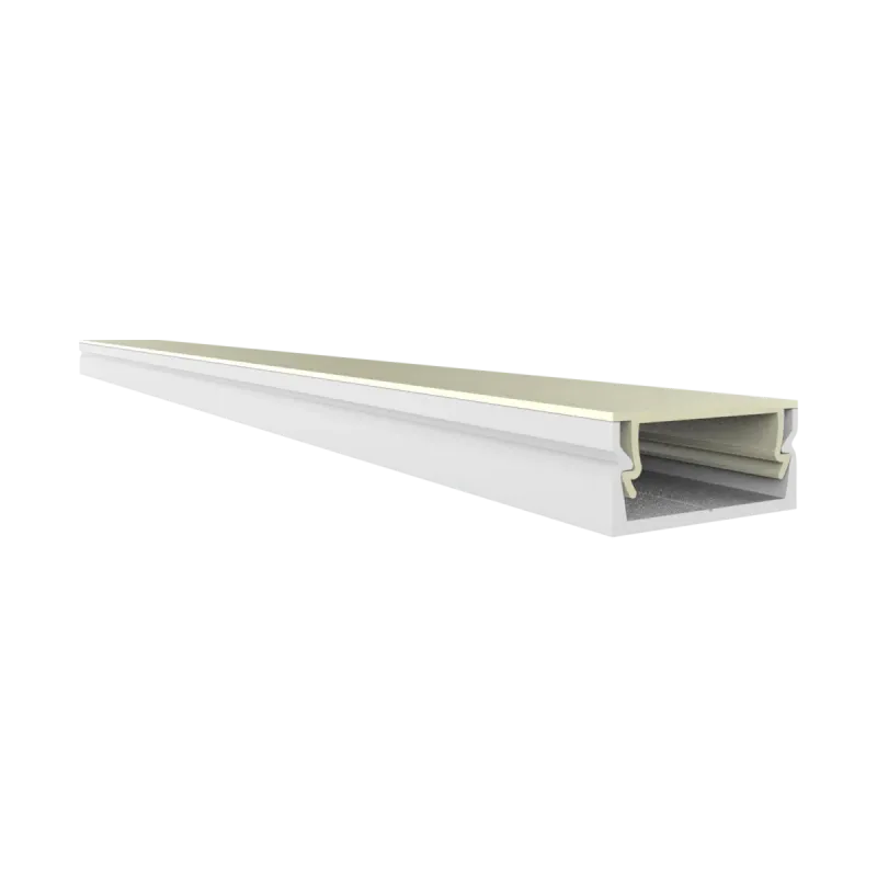 Ultraflaches LED Alu Aufbauprofil 2m EXO-NLN1_14 (14 mm) –| Aluminiumprofil für LED-Strips