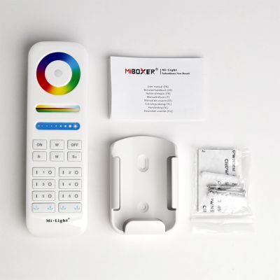 MiBoxer FUT089S RGB + CCT Funk-Fernbedienung – 6-Zonen 2,4 GHz Steuerung MiBoxer / Mi-Light FUT089S RGB + CCT Funk-Fernbedienung – 6-Zonen 2,4 GHz Steuerung für LED-Controller – SK-LED
