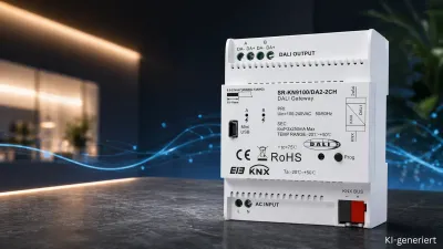 LED DALI Gateway für Systemintegration LED DALI Gateway zur Verbindung von DALI mit KNX und Smart Home Systemen