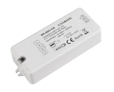 Casambi to DALI 0-10V Converter SR-2421-CS perspektivische Ansicht