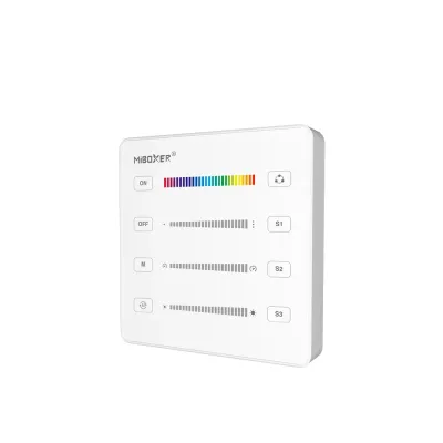 MiBoxer B6 SPI Wand Fernbedienung 2.4 GHz, Touch Panel für adressierbare Pixel LED Streifen MiBoxer B6 SPI Wand Fernbedienung 2.4 GHz, Touch Panel für adressierbare Pixel LED Streifen