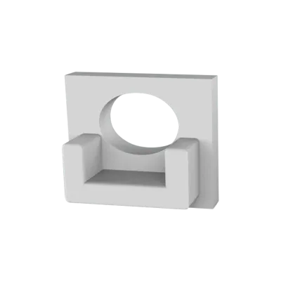Endkappe für LED Alu Aufbauprofil Exo-A0-8 Endkappe für LED Alu Aufbauprofil Exo-A0-8
