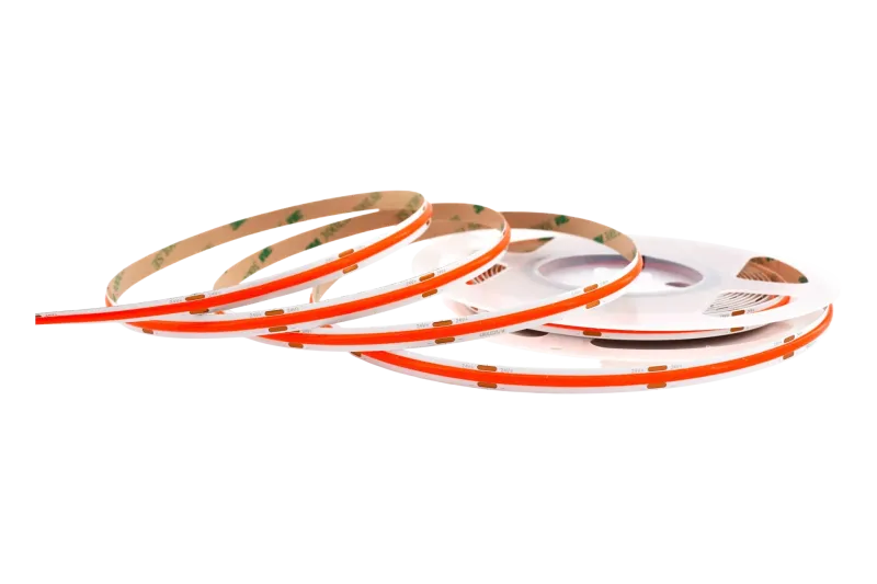 LED Strip. 5 mm | rot | 12V | 10W/m | Länge 5m mit einseitig 1m Kabel in IP65