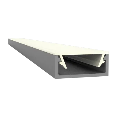 Flaches LED Alu Aufbauprofil 2m Exo-A1-13 (13mm) –| Flaches Aluminiumprofil für LED-Strips