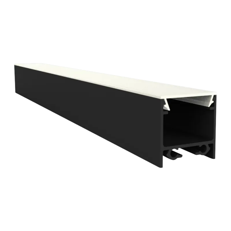 PC45-16 FLAT Abdeckung 2 m – für LED Profil Exo-F1/F1H/F2/N1/N2/T3/T3H/T5/V2 | klar, opal, schwarz