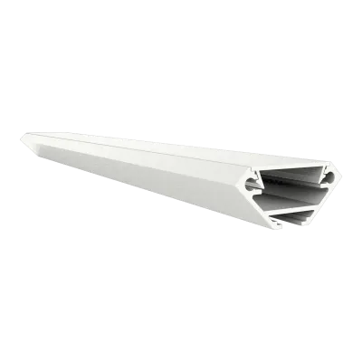 LED Eckprofil mit Kabelkanal 2m EXO-V2_14 (14 mm) – Aluminiumprofil für LED-Strips