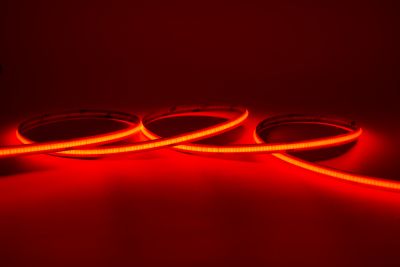 COB LED Streifen rot 24V mit homogener Lichtlinie für dekorative Beleuchtung – Art.-Nr. 22830