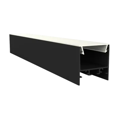 PC51-24 FLAT Abdeckung 2 m – für LED Profil Exo-N3/N4 | klar, opal, schwarz