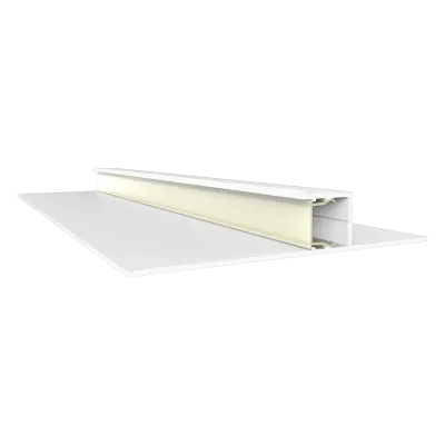 LED Trockenbauprofil mit Schattenfuge 2m EXO-T4_11 (11 mm) – Wallwasherprofil für LED-Strips