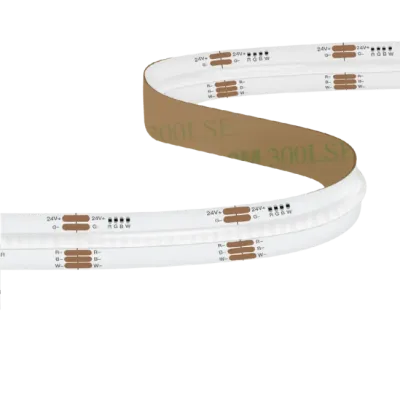 COB RGBW LED Streifen mit warmweiß und Farbwechsel für gleichmäßige Beleuchtung COB RGBW LED Streifen