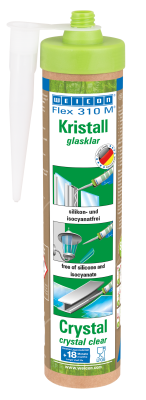 Weicon Flex 310 M Kristall Montagekleber transparent 280 ml Weicon Flex 310 M Kristall Montagekleber transparent 280 ml MS Polymer silikonfrei glasklar