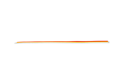 CCT Flachbandkabel 3-polig – 20 AWG Anschlusskabel für LED-Streifen, Meterware SK-LED Flachbandkabel 3-polig 20 AWG für CCT LED-Streifen – Anschluss- und Verlängerungskabel, farbcodiert für Warmweiß / Kaltweiß, Meterware für LED-Installationen.