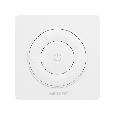 MiBoxer K3P LED Drehregler Fernbedienung weiß 2,4 GHz Funk Dimmer für LED Steuerung