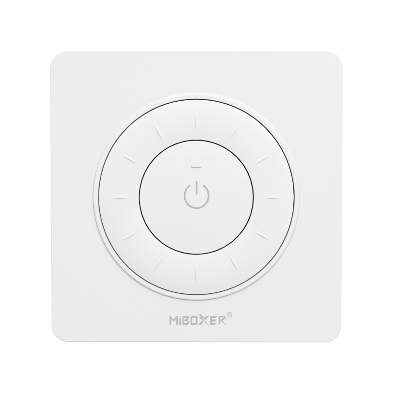MiBoxer K3P LED Drehregler Fernbedienung weiß 2,4 GHz Funk Dimmer für LED Steuerung